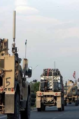 US Military Convoy Enters Eastern Syria