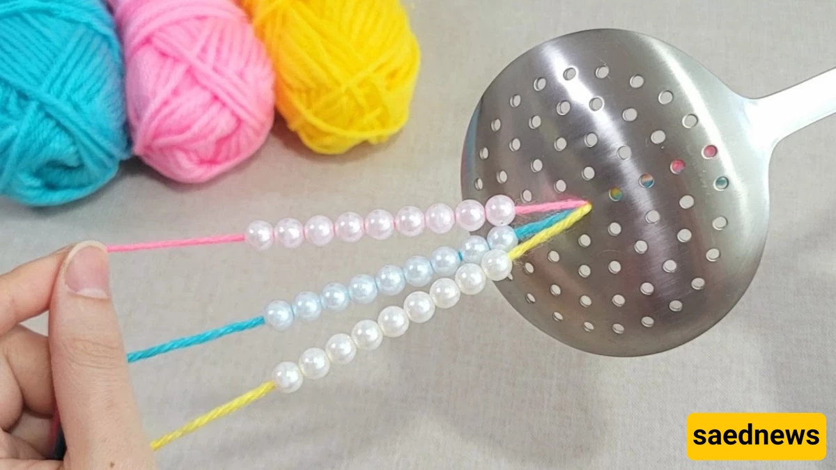 I Made 50 Bracelets in a Day and Sold Them All! / Amazing DIY Bracelet Idea with Thread and Spoon + Video