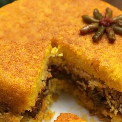 How to Make Tahchin Loobia Polo: A Delicious and Festive Dish Restaurant-Style / An Authentic Iranian Meal with an Unmatched Aroma and Flavor