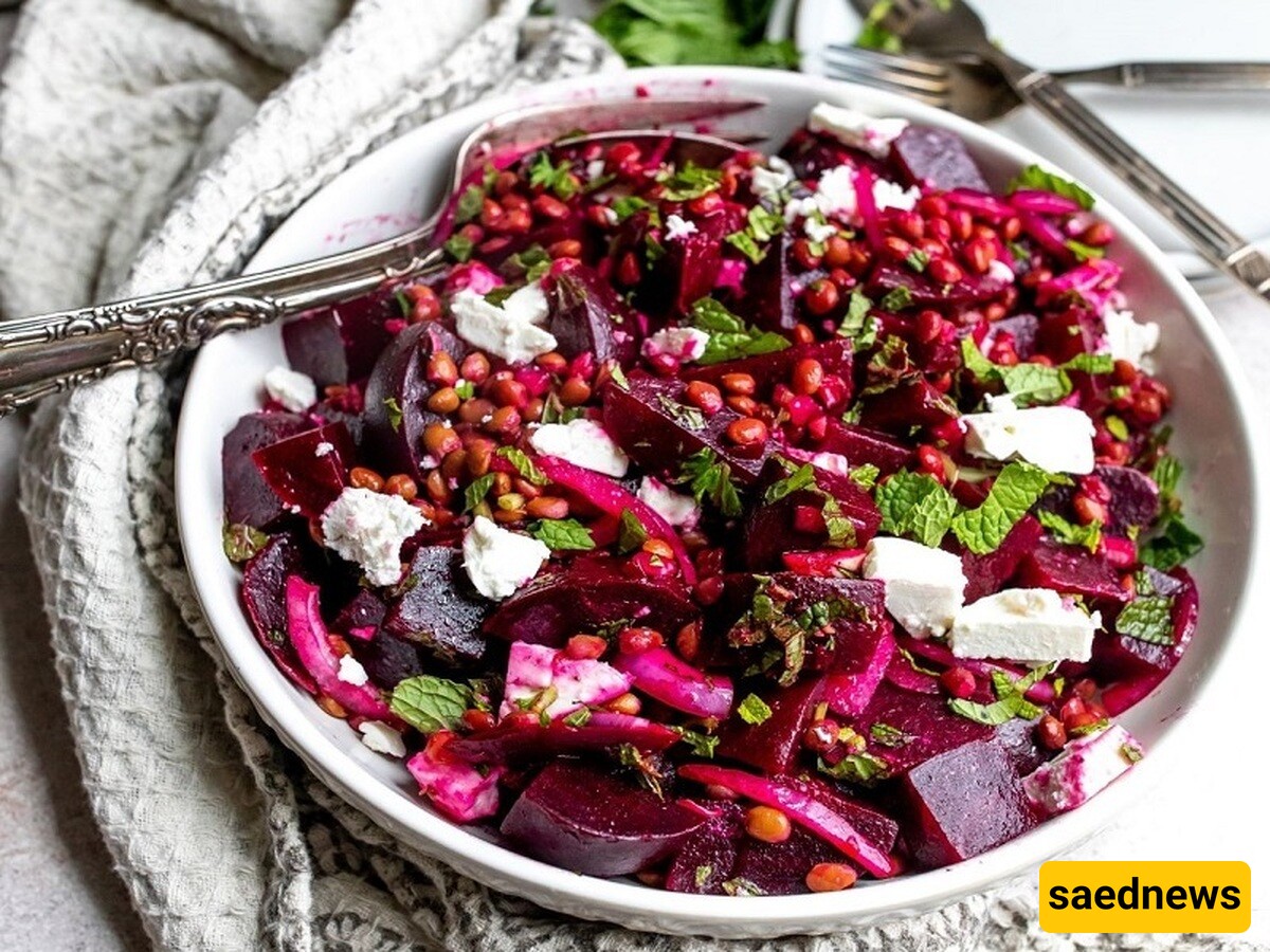 Video | Complete Recipe for Pomegranate Salad with Red Cabbage and Walnuts