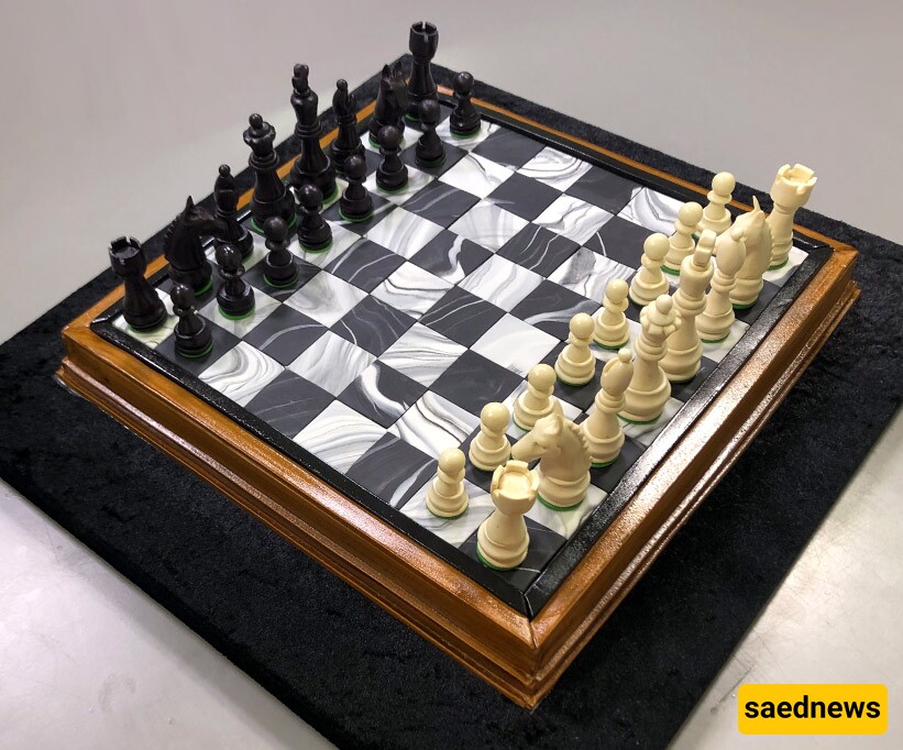 A Highly-Viewed Video Of The Creativity Of A Young Pastry Chef For This Amazing Chessboard Cake / It’s Incredibly Realistic; A Special Cake For Chess Lovers + video.