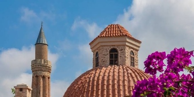 Discover the stunning architecture of Yivli Minaret Mosque in Antalya