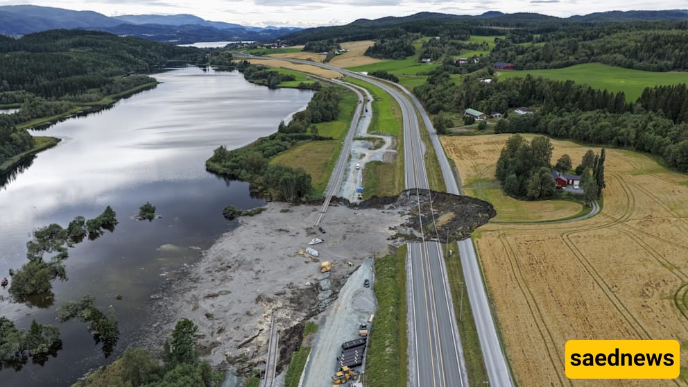 Giant Crater Swallows Norway Highway — Worker Missing, Rescue Teams Race Against Time!