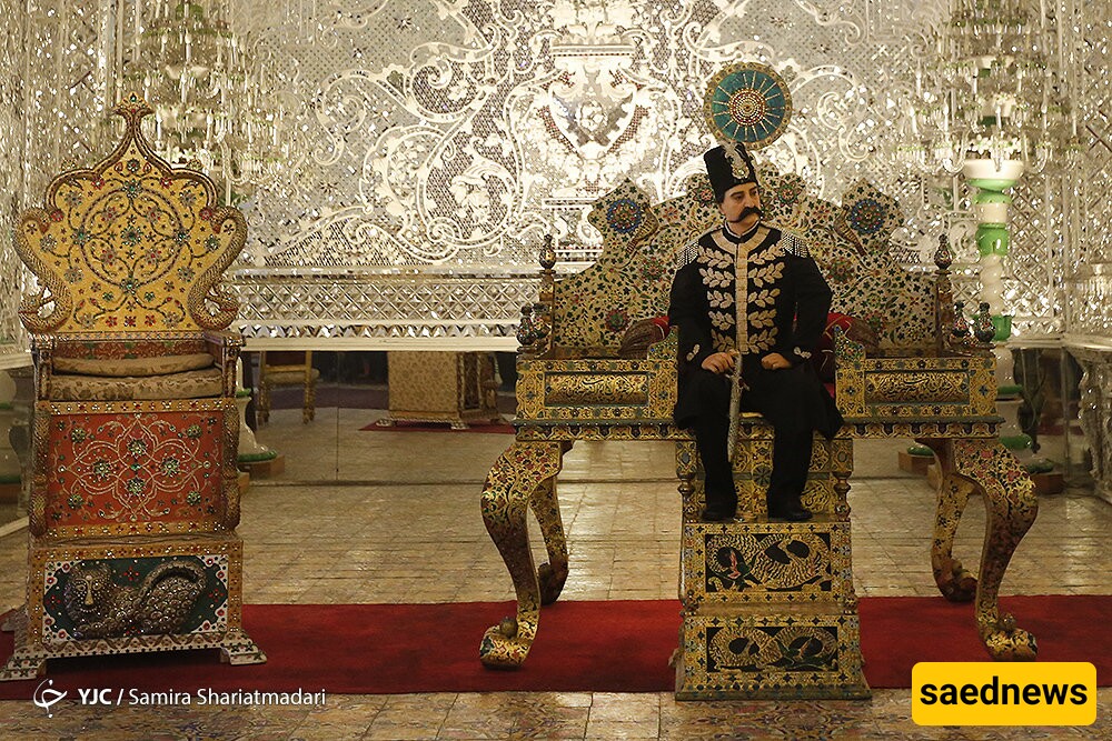 Stunning Images of the Royal Design of the Nowruz Celebration at Golestan Palace and the Magnificent Reception of Naser al-Din Shah for Nowruz Guests.