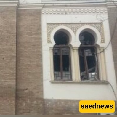 Historic Art Research Institute Building Damaged in Airstrike