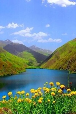 The Beautiful Lake of Gahar in Lorestan 🌊