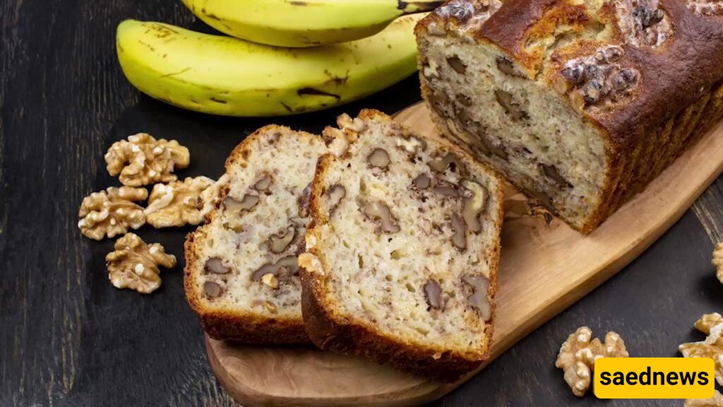 banana and walnut cake 