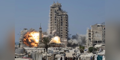 (VIDEO) The Last 30 Minutes in a Gaza Tower Before Israeli Missiles Reduced It to Dust (Screams, Stairs, and a Final Goodbye)