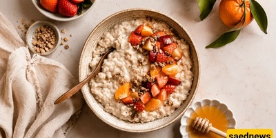 Quick and Healthy Breakfast Recipe with Dried Apples and Oats