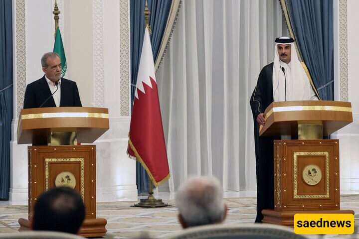 President Pezeshkian in Qatar:
Israel Cannot Continue Atrocities If Regional Countries Unite