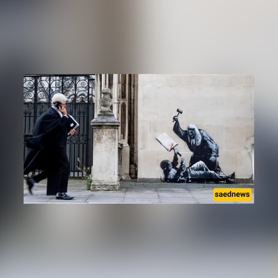 Banksy Sparks Outrage at High Court — Judge Caught Beating Protester in Shocking New Mural