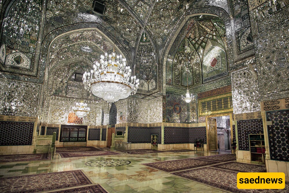 The interior of the Mosque