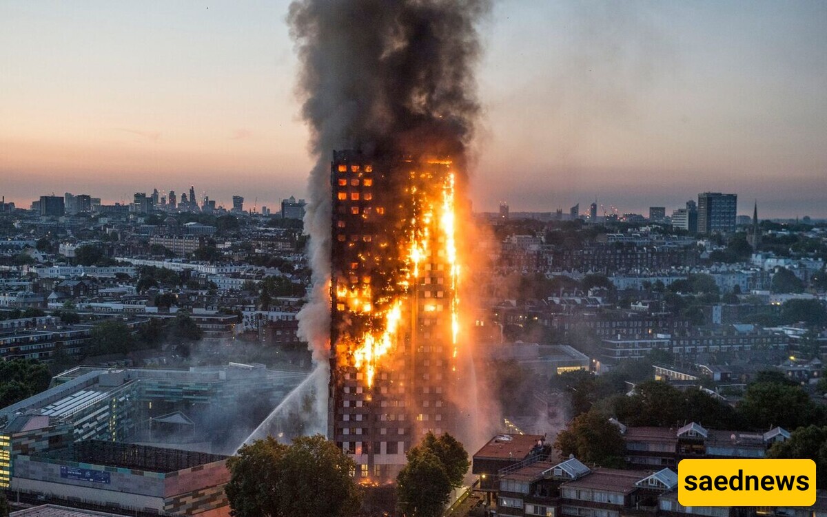 The Moment a 21-Story Residential Tower Was Engulfed in Terrifying Flames / + The Story Behind the Fire 🔥
