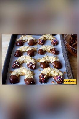 (VIDEO) These Almond Horns Are All Almond Paste, All Chocolate — Bakery-Perfect In One Hour