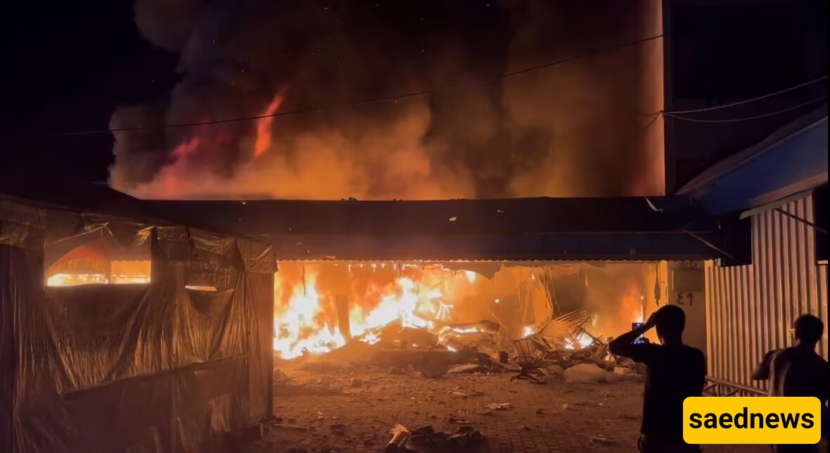 [VIDEO] Palestinians Burning Alive After  Israel Bombs at Deir Al-Balah Hospital Camps