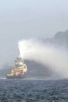 Deadly Scene of Collision Between Two Ships in the North Sea, Leaving 32 Injured