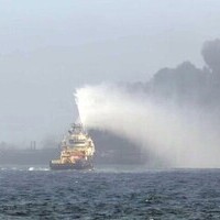 Deadly Scene of Collision Between Two Ships in the North Sea, Leaving 32 Injured