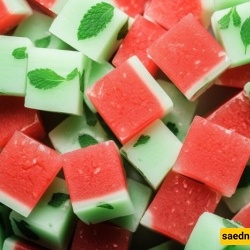 Easy Yalda Watermelon Jelly Tutorial: Simple Recipe with Tilted Glass, Three Colors and More